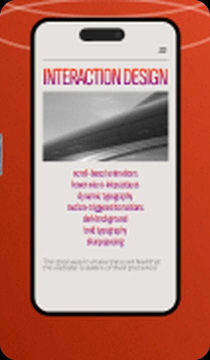 Interaction design